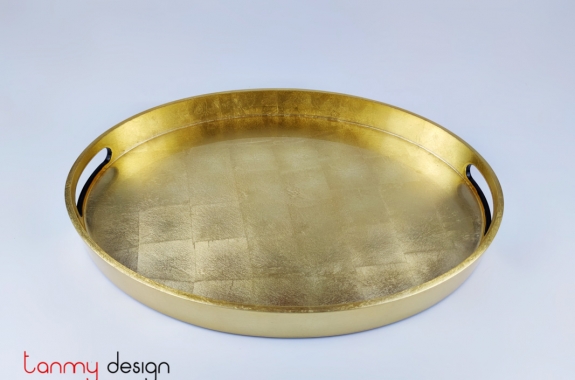 Oval lacquer tray  28*40 cm 